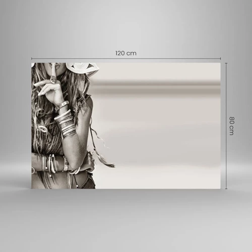 Impression sur verre - Image sur verre - Comment va la fille - 120x80 cm