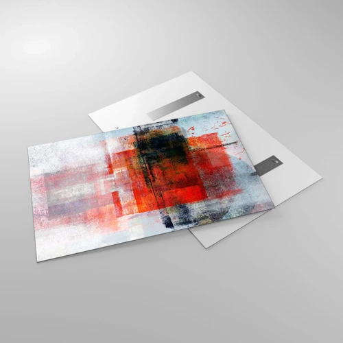 Impression sur verre - Image sur verre - Composition embrasée - 120x80 cm