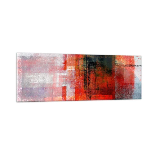 Impression sur verre - Image sur verre - Composition embrasée - 90x30 cm