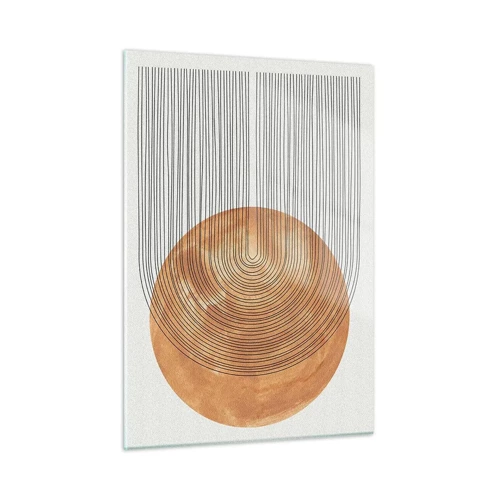 Impression sur verre - Image sur verre - Composition solaire - 50x70 cm