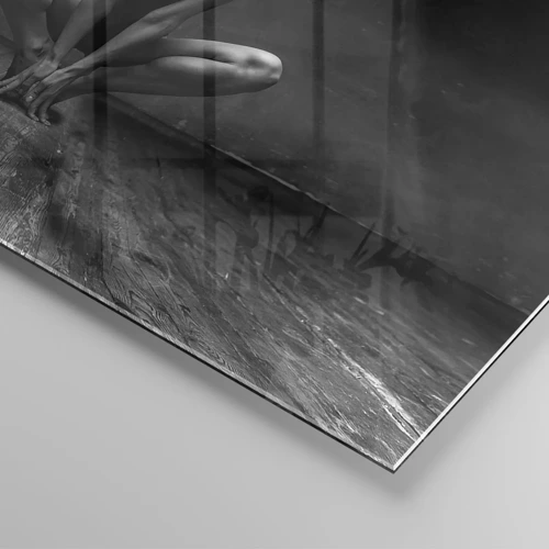Impression sur verre - Image sur verre - Concentration de l'énergie de la danse - 70x70 cm