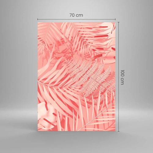 Impression sur verre - Image sur verre - Concept de rose - 70x100 cm