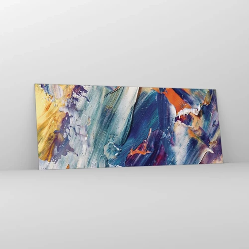 Impression sur verre - Image sur verre - Confusion des couleurs - 100x40 cm