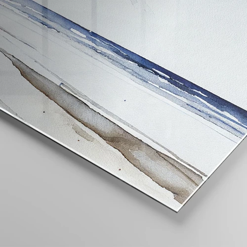 Impression sur verre - Image sur verre - Conversation avec la mer - 120x50 cm