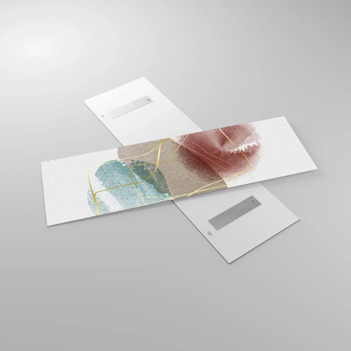 Impression sur verre - Image sur verre - Coraux de l'espace - 160x50 cm