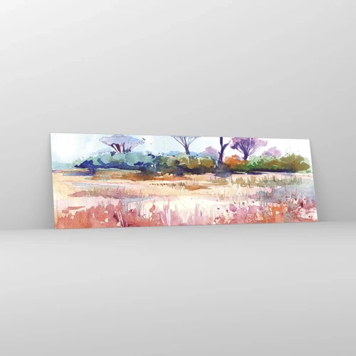 Impression sur verre - Image sur verre - Couleurs de savane - 160x50 cm