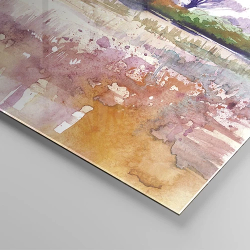 Impression sur verre - Image sur verre - Couleurs de savane - 70x70 cm