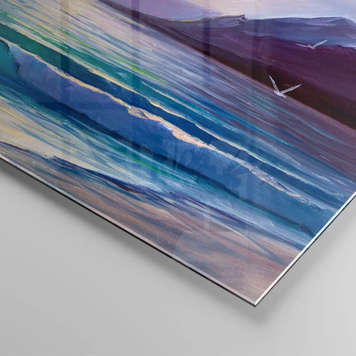 Impression sur verre - Image sur verre - Cristal d'eau et d'air - 120x50 cm