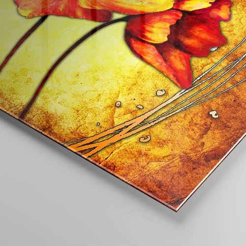 Impression sur verre - Image sur verre - Dans la décoration Art Nouveau - 70x70 cm