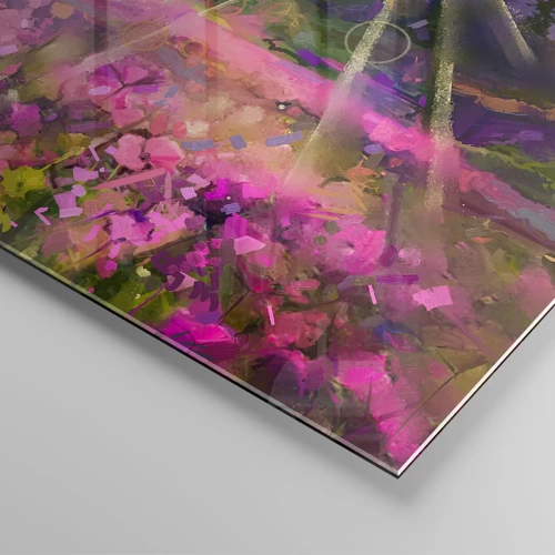 Impression sur verre - Image sur verre - Dans la vallée à l'abri du soleil - 80x120 cm