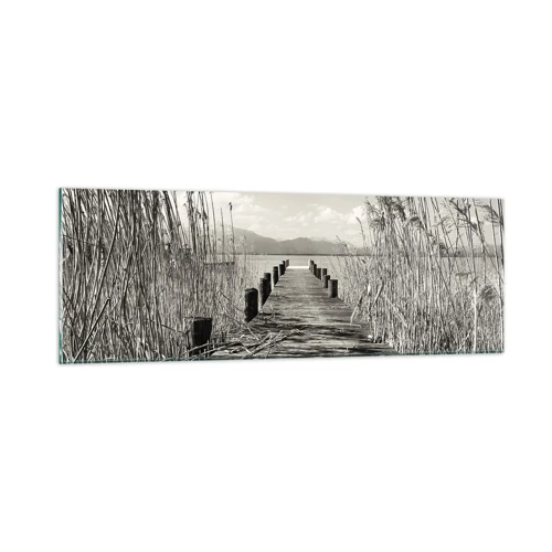 Impression sur verre - Image sur verre - Dans le calme de l'herbe - 90x30 cm