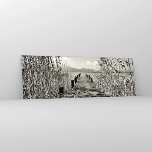 Impression sur verre - Image sur verre - Dans le calme de l'herbe - 90x30 cm