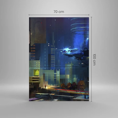 Impression sur verre - Image sur verre - Dans le futur proche - 70x100 cm