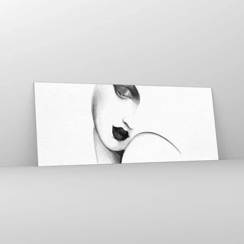 Impression sur verre - Image sur verre - Dans le style de Lempicka - 100x40 cm