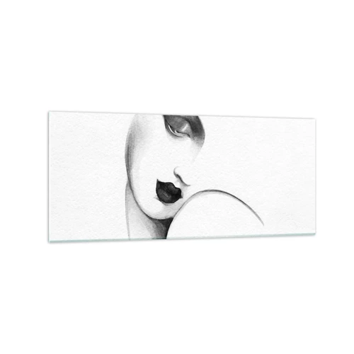 Impression sur verre - Image sur verre - Dans le style de Lempicka - 120x50 cm