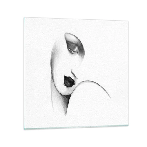 Impression sur verre - Image sur verre - Dans le style de Lempicka - 70x70 cm