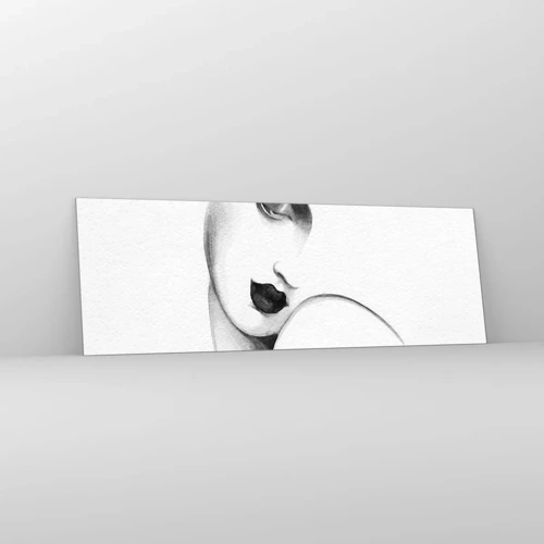 Impression sur verre - Image sur verre - Dans le style de Lempicka - 90x30 cm