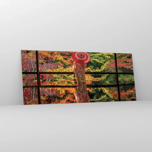 Impression sur verre - Image sur verre - Dans le temple de la nature - 120x50 cm