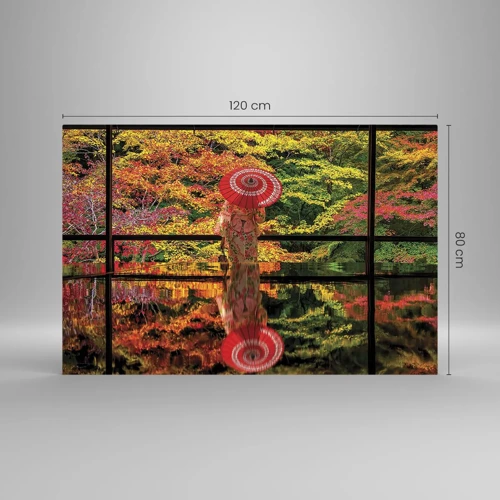 Impression sur verre - Image sur verre - Dans le temple de la nature - 120x80 cm