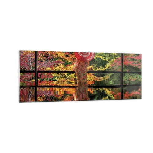 Impression sur verre - Image sur verre - Dans le temple de la nature - 140x50 cm