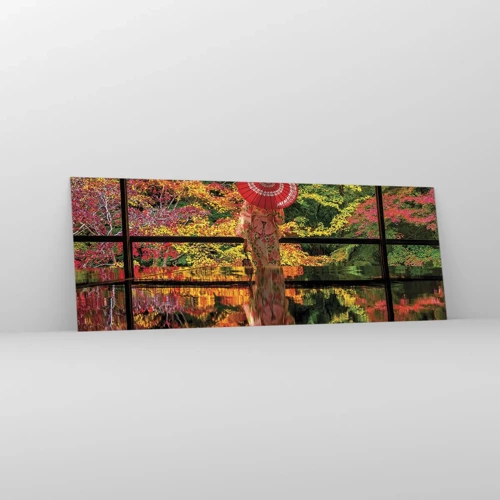 Impression sur verre - Image sur verre - Dans le temple de la nature - 140x50 cm