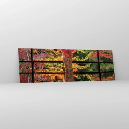 Impression sur verre - Image sur verre - Dans le temple de la nature - 160x50 cm