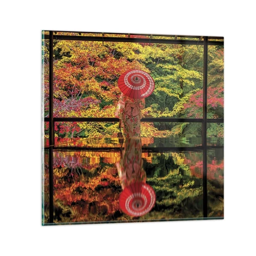 Impression sur verre - Image sur verre - Dans le temple de la nature - 30x30 cm