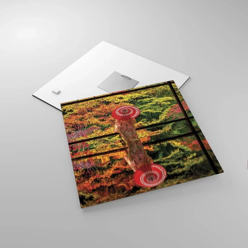 Impression sur verre - Image sur verre - Dans le temple de la nature - 30x30 cm