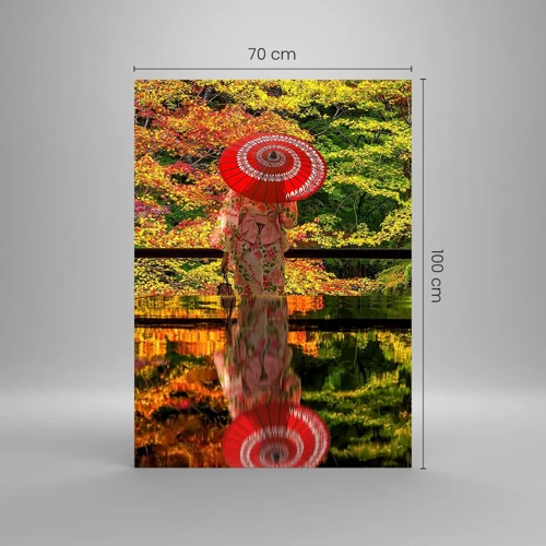 Impression sur verre - Image sur verre - Dans le temple de la nature - 70x100 cm