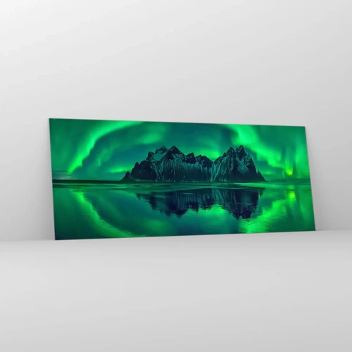 Impression sur verre - Image sur verre - Dans les bras de l'aurore - 100x40 cm