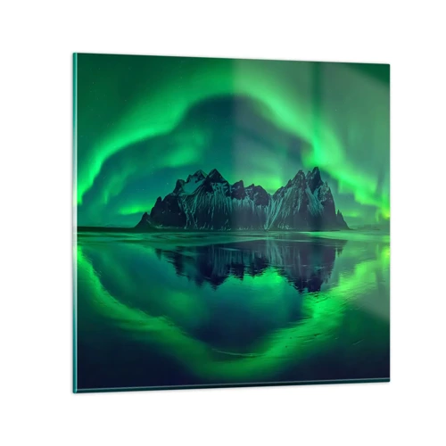 Impression sur verre - Image sur verre - Dans les bras de l'aurore - 30x30 cm