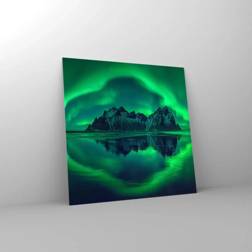 Impression sur verre - Image sur verre - Dans les bras de l'aurore - 50x50 cm