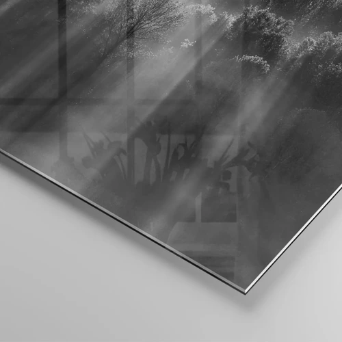 Impression sur verre - Image sur verre - Dans les flots de lumière - 40x40 cm