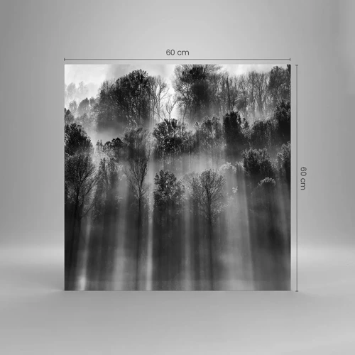 Impression sur verre - Image sur verre - Dans les flots de lumière - 60x60 cm