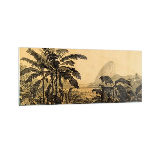 Impression sur verre - Image sur verre - Dans un climat colonial - 100x40 cm