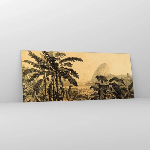 Impression sur verre - Image sur verre - Dans un climat colonial - 100x40 cm