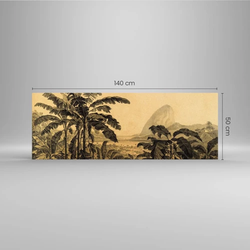 Impression sur verre - Image sur verre - Dans un climat colonial - 140x50 cm