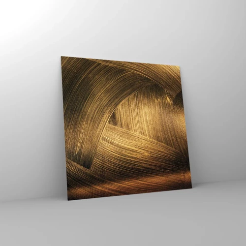 Impression sur verre - Image sur verre - Dans un labyrinthe en or - 60x60 cm