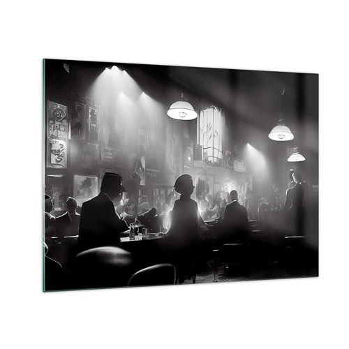 Impression sur verre - Image sur verre - Dans une ambiance jazz - 70x50 cm