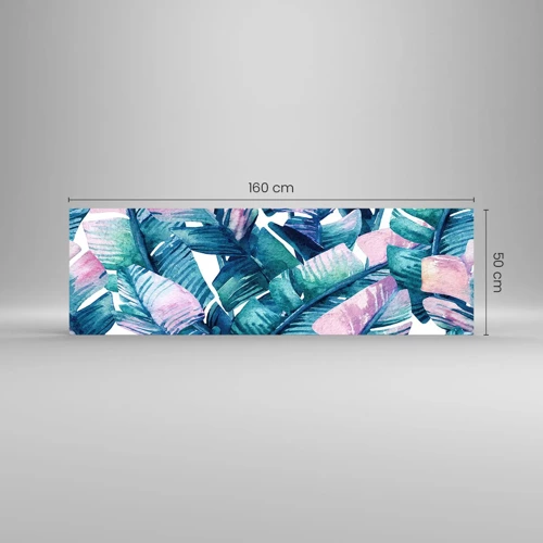 Impression sur verre - Image sur verre - Dans une bananeraie - 160x50 cm