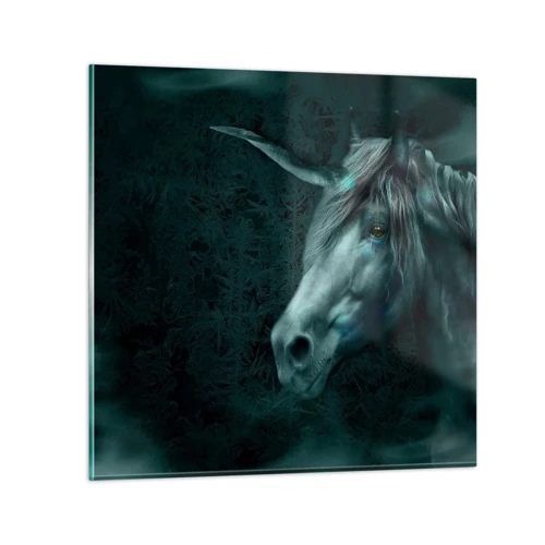 Impression sur verre - Image sur verre - Dans une forêt de conte de fées - 30x30 cm