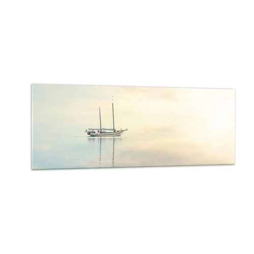 Impression sur verre - Image sur verre - Dans une mer de silence - 140x50 cm