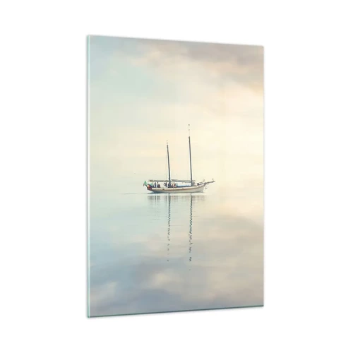 Impression sur verre - Image sur verre - Dans une mer de silence - 50x70 cm