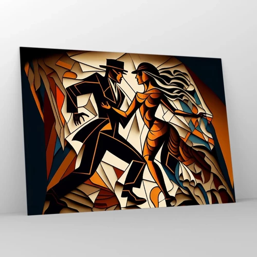 Impression sur verre - Image sur verre - Danse de passion et de volupté - 100x70 cm