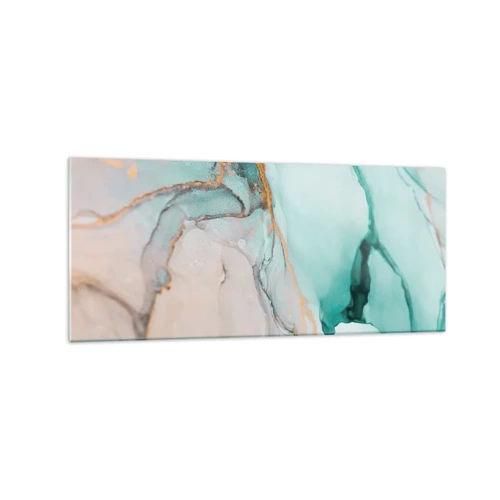 Impression sur verre - Image sur verre - Danse des formes et des couleurs - 120x50 cm