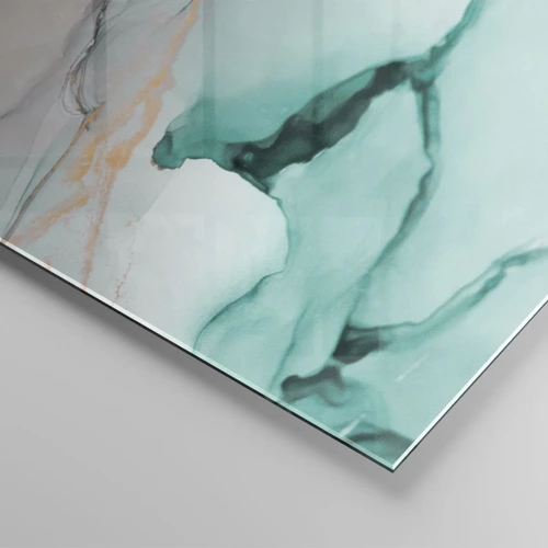 Impression sur verre - Image sur verre - Danse des formes et des couleurs - 120x50 cm