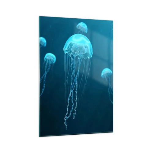Impression sur verre - Image sur verre - Danse océanique - 80x120 cm