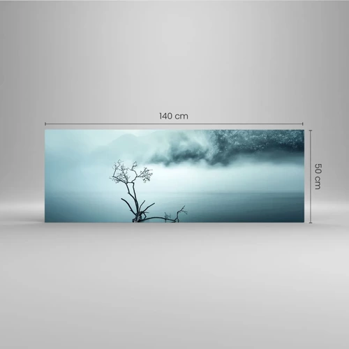 Impression sur verre - Image sur verre - D'eau et de brouillard - 140x50 cm