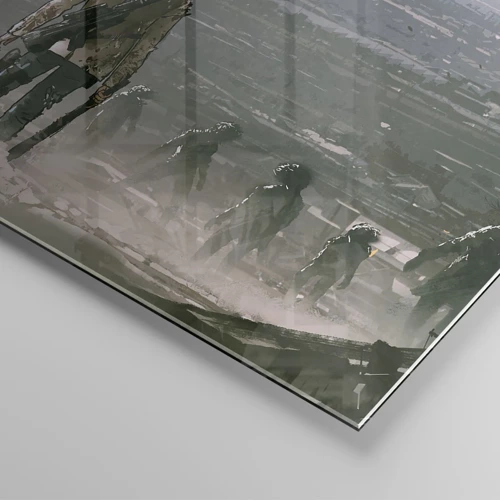 Impression sur verre - Image sur verre - Dernier samaritain ? - 60x60 cm
