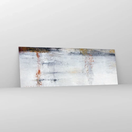 Impression sur verre - Image sur verre - Derrière l'air un rideau - 140x50 cm